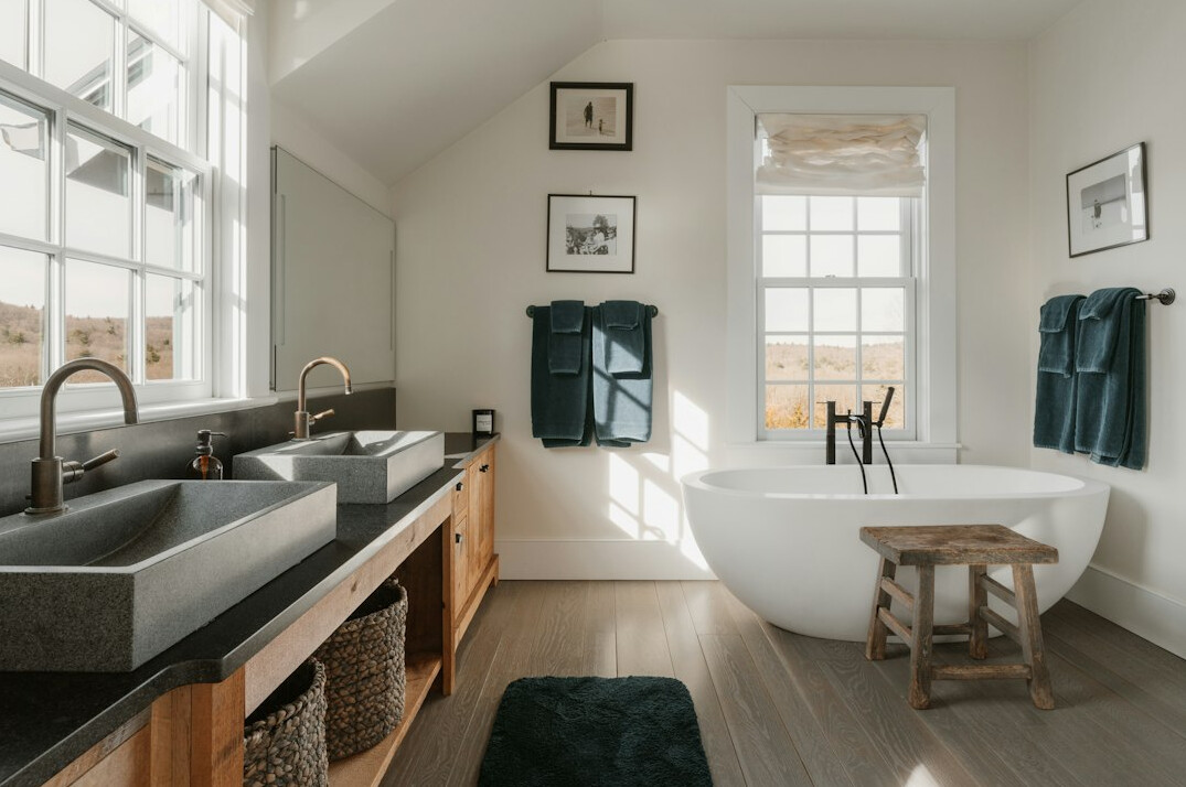 organized bathroom