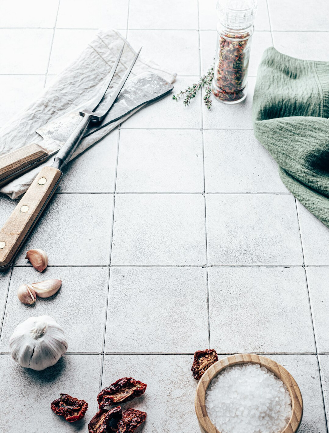natural floor cleaning with cloth